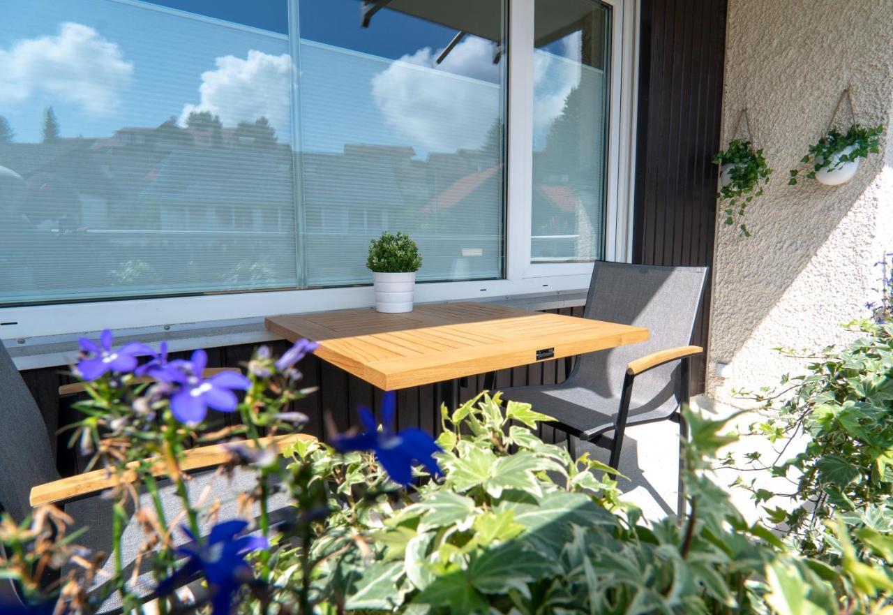 Ferienwohnung Bergpfote - Hund Herzlich Willkommen Scheidegg Exterior photo