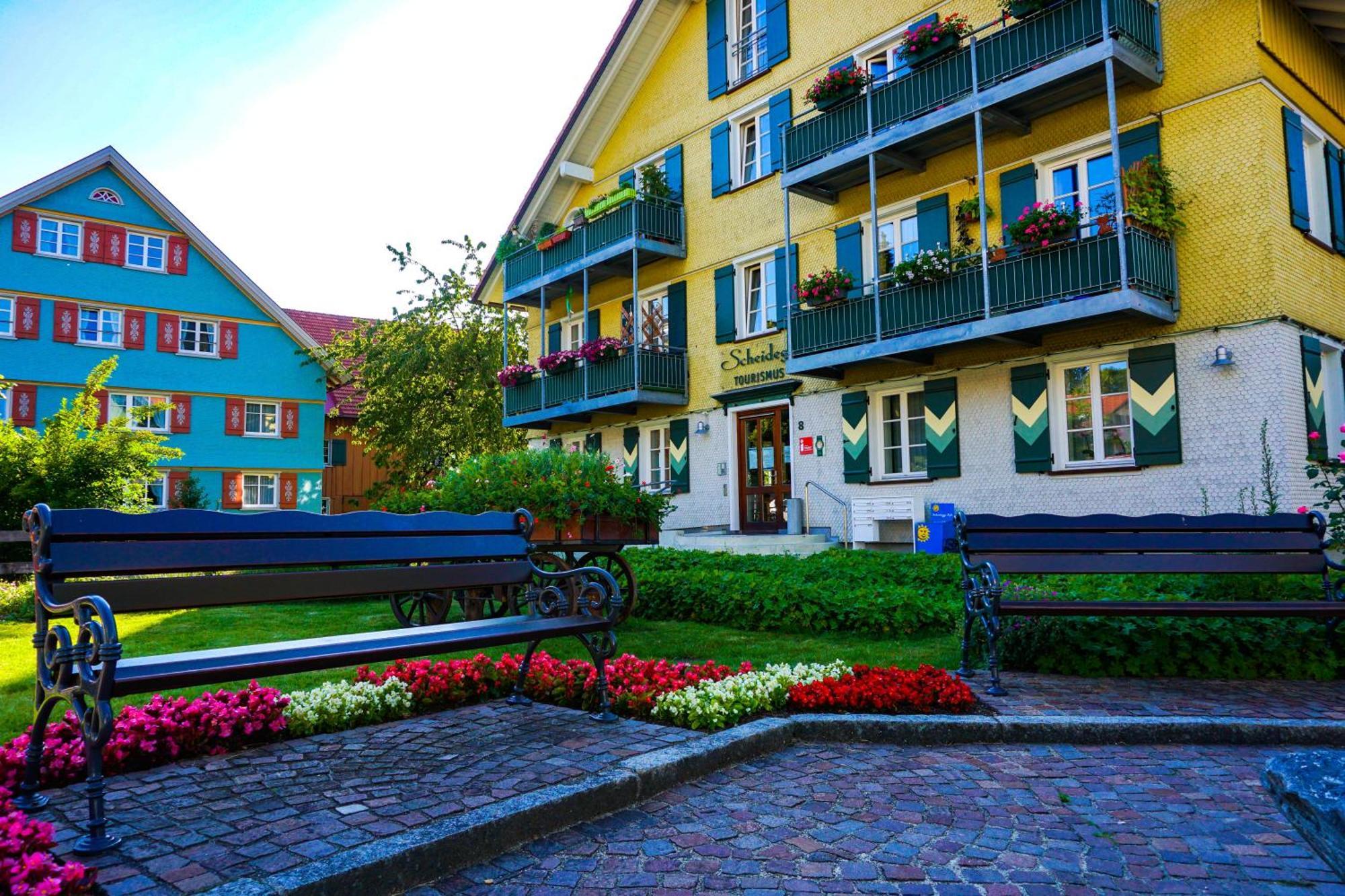 Ferienwohnung Bergpfote - Hund Herzlich Willkommen Scheidegg Exterior photo